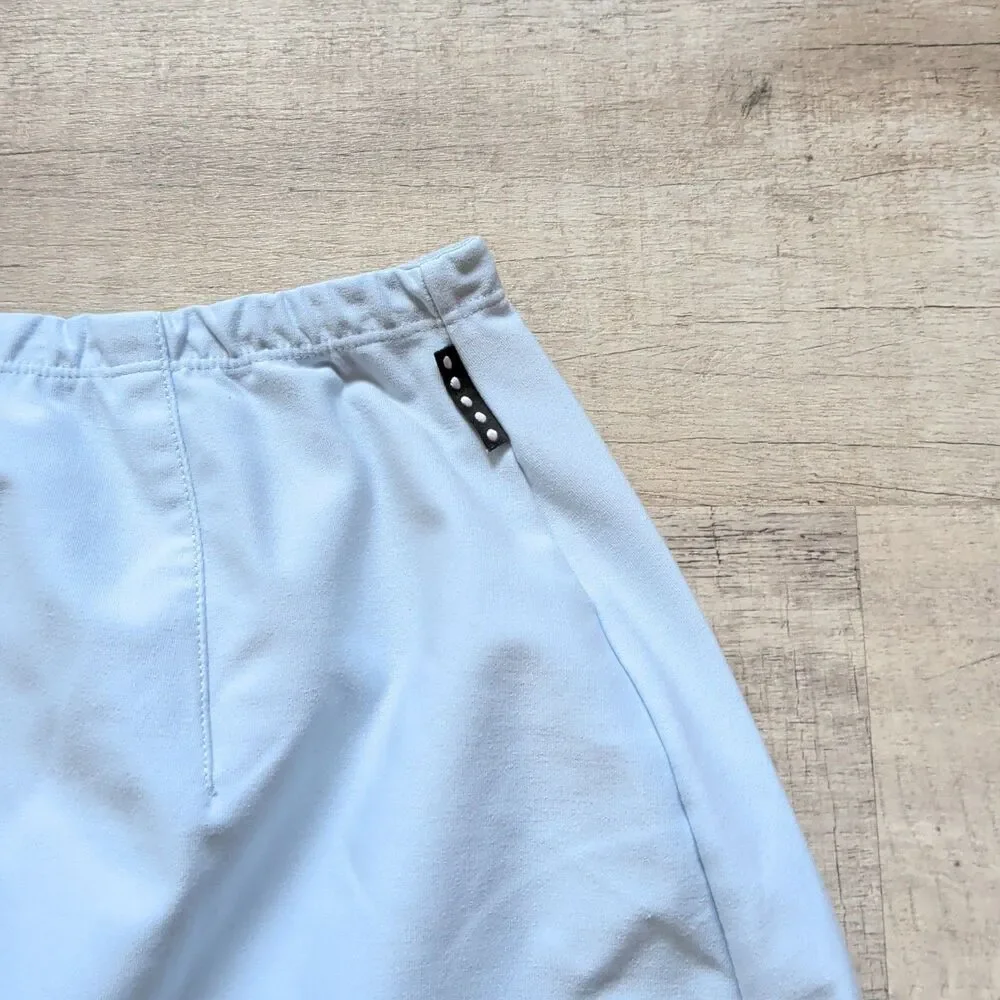 ​Vintage Nike Tennis Skirt Womens Medium M 8-10 Light Blue Athletic Slit